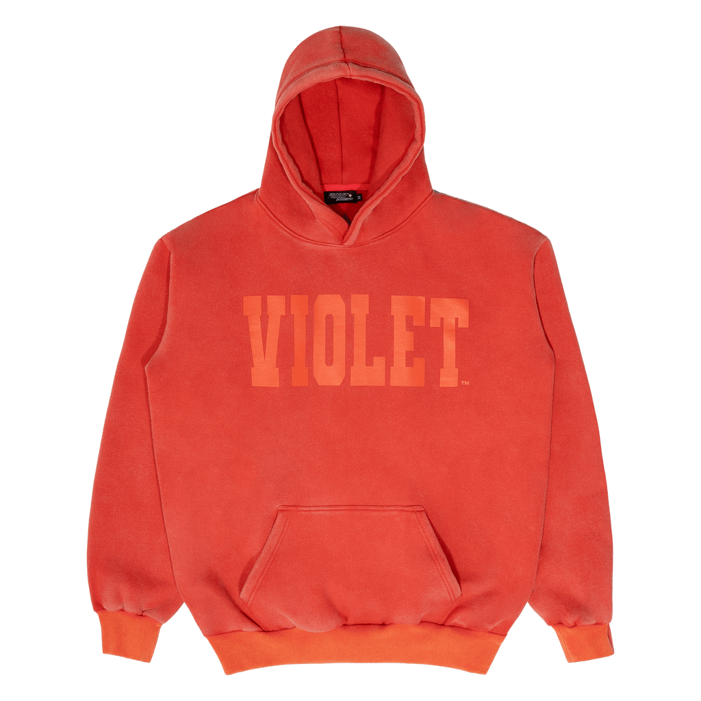 Red vlone online hoodie