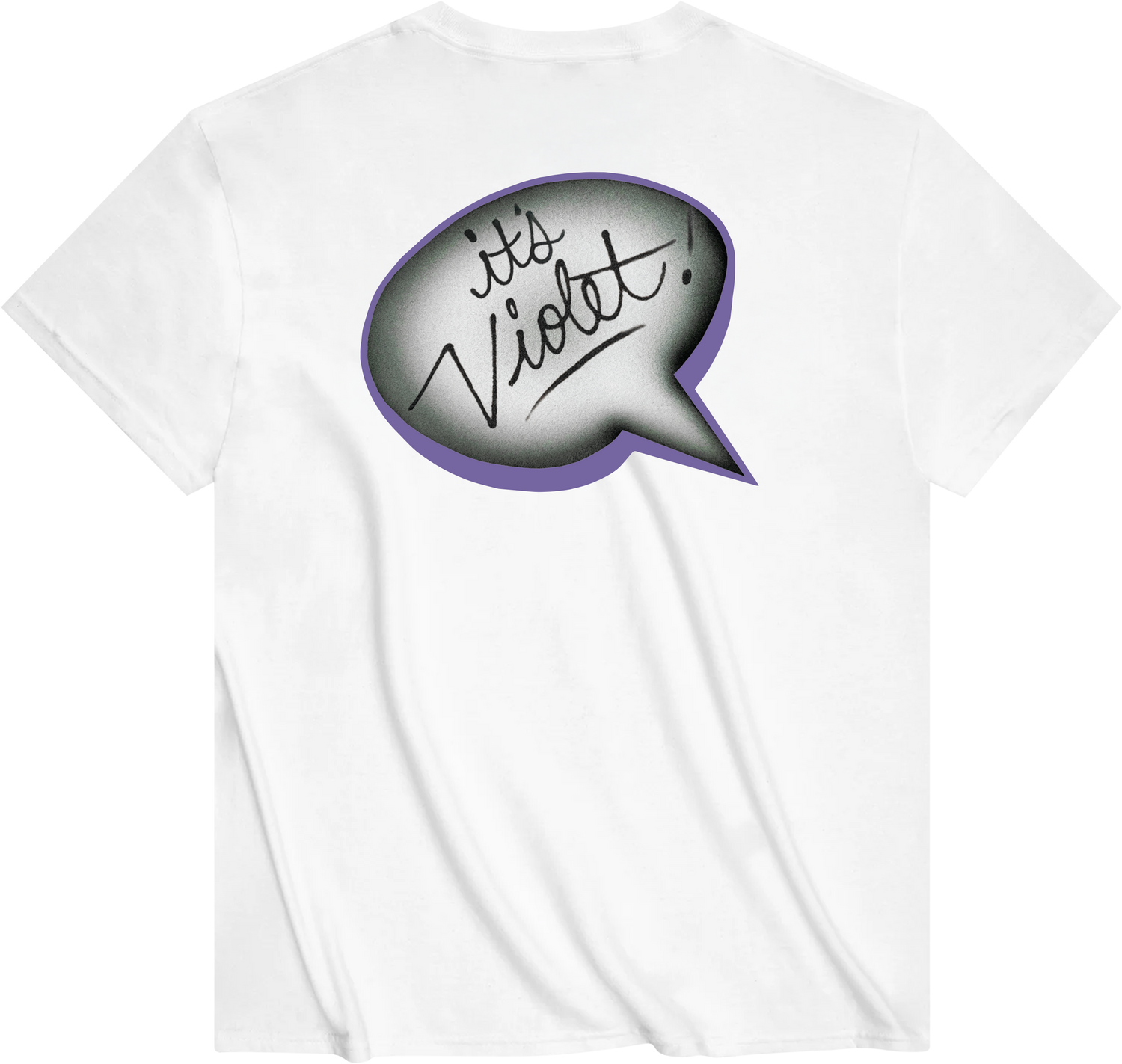 SPEECH BUBBLE TEE WHITE