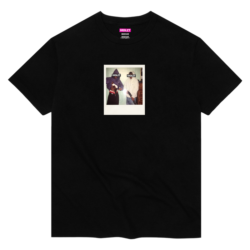GANGSTER POLAROID T-SHIRT BLACK