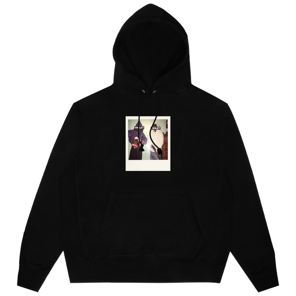 GANGSTER POLAROID HOODIE BLACK