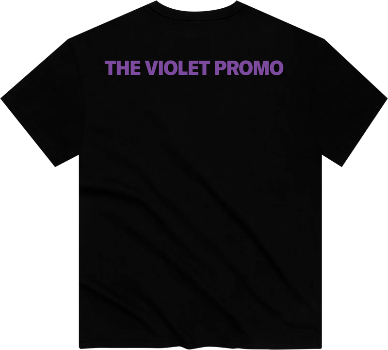 THE VIOLET PROMO TEE BLACK