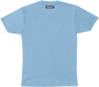 SKATEBOARDERS SUCK WOMEN'S T-SHIRT BABY BLUE