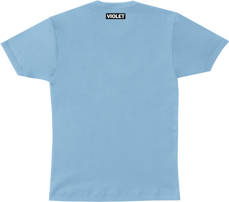 SKATEBOARDERS SUCK WOMEN'S T-SHIRT BABY BLUE