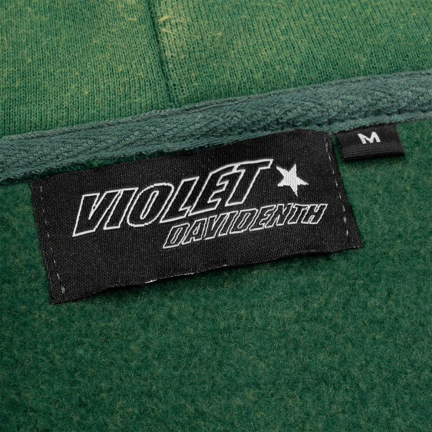 VIOLET x David Enth Zip Hoodie - Green