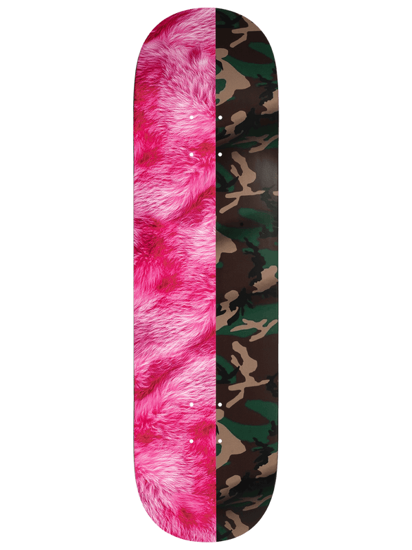 Pink Fur and Camo Deck