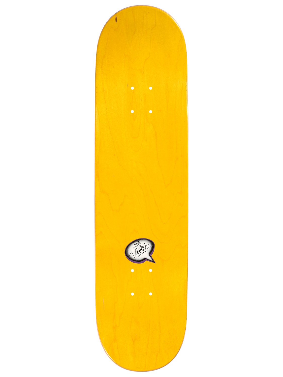 Straight Up, a Violet Skateboards Deck