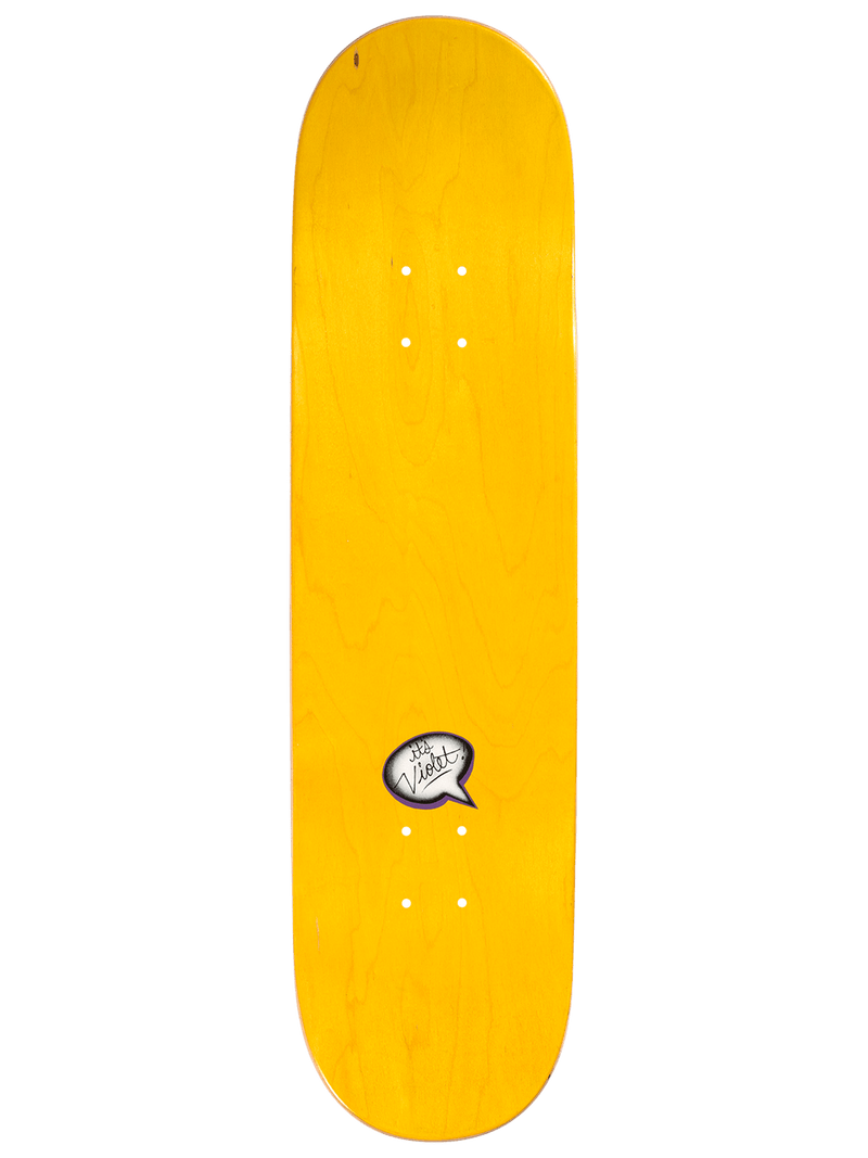 Straight Up, a Violet Skateboards Deck