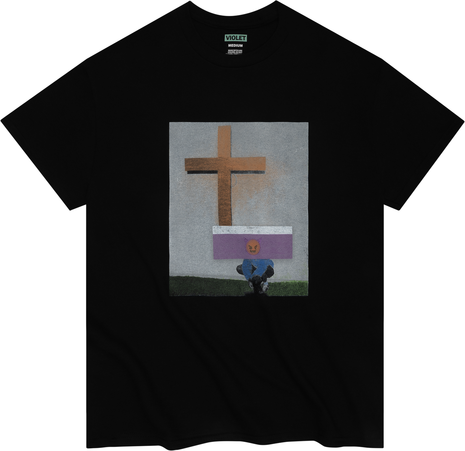 Team Cross Tee BLACK