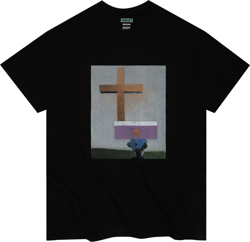 Team Cross Tee BLACK