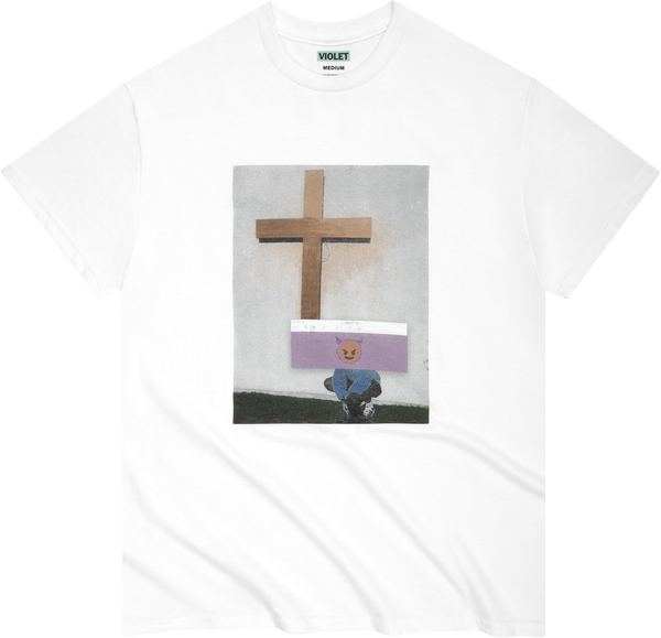 Team Cross Tee WHITE