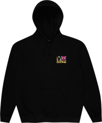 Violet Block Team Hoodie BLACK