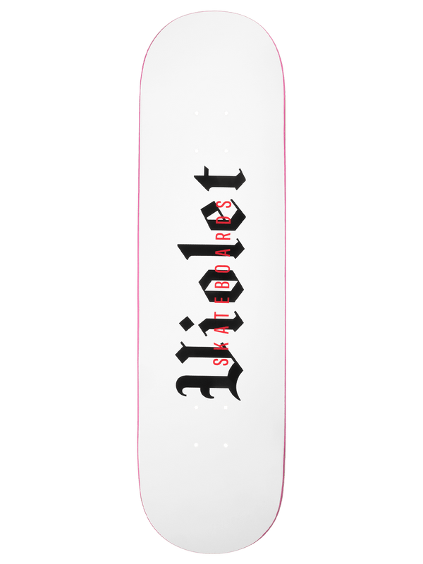 Straight Up, a Violet Skateboards Deck
