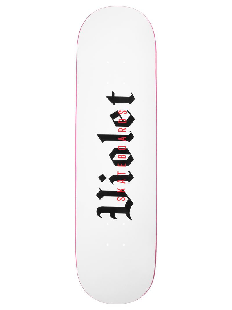 Straight Up, a Violet Skateboards Deck