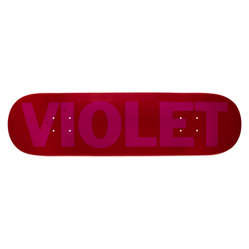 VIOLET Crew Deck - Red / Pink