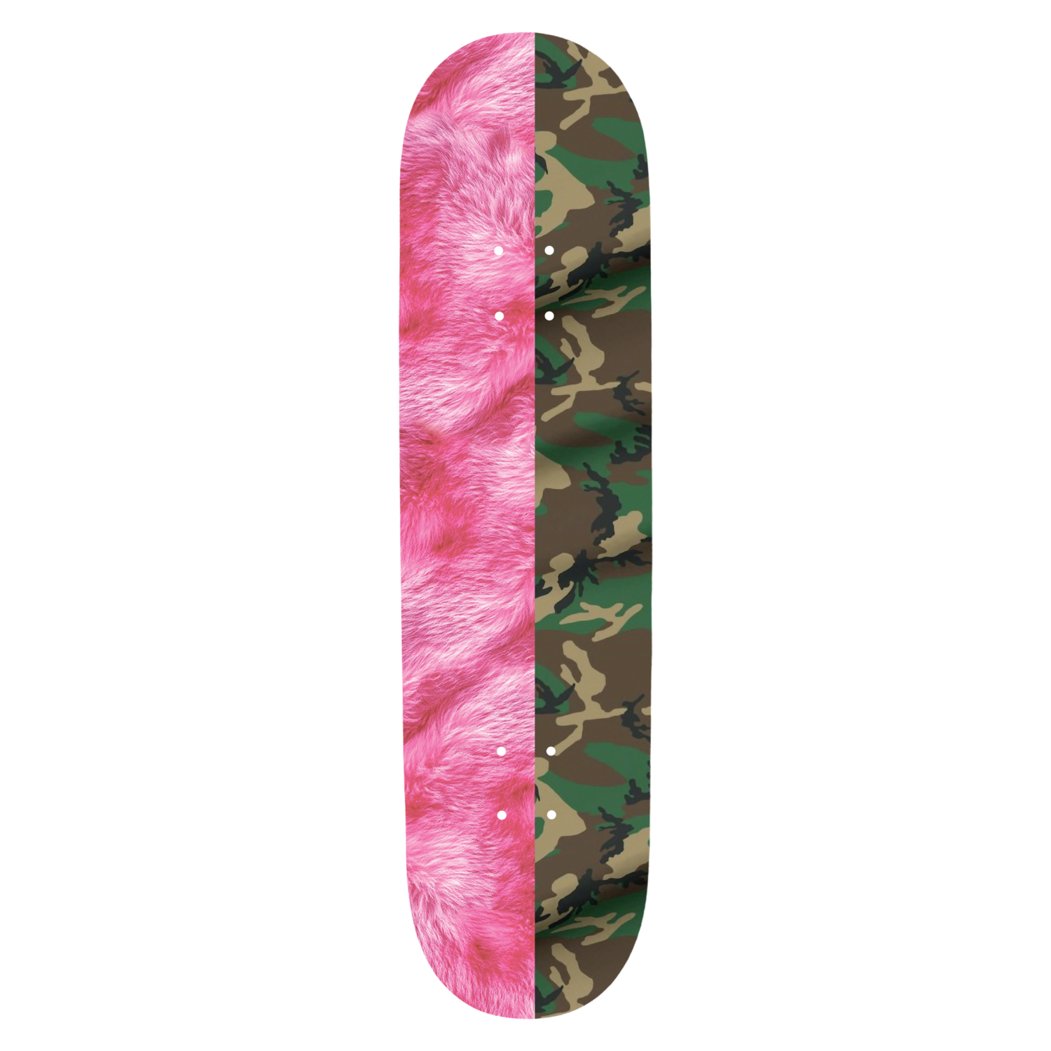 PINK FUR AND CAMO DECK