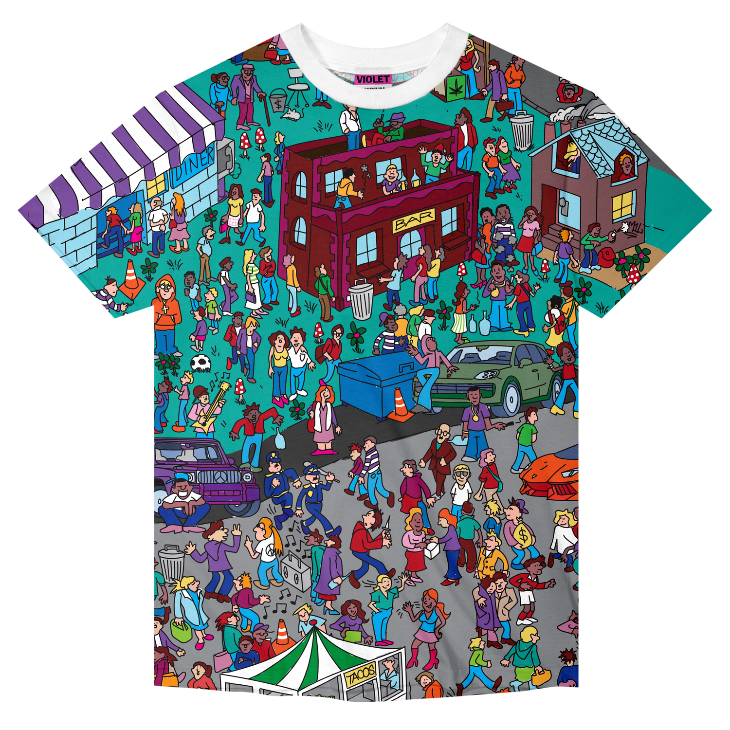 "WHERE'S KADER?"  ALL-OVER T-SHIRT