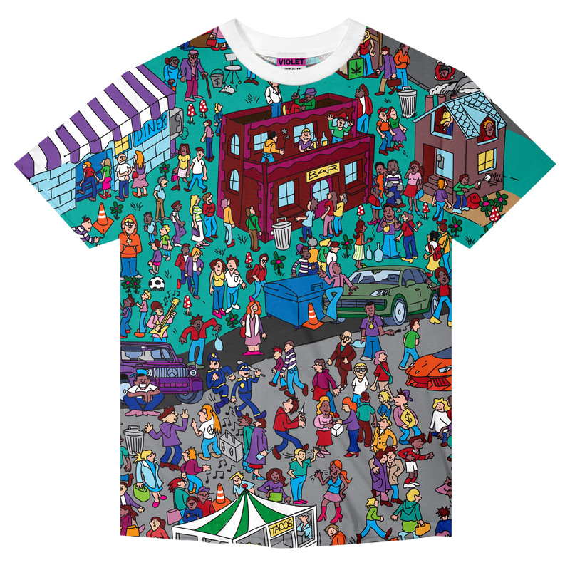 "WHERE'S KADER?"  ALL-OVER T-SHIRT