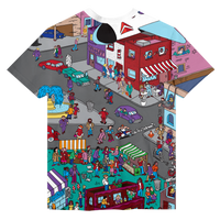 "WHERE'S KADER?"  ALL-OVER T-SHIRT