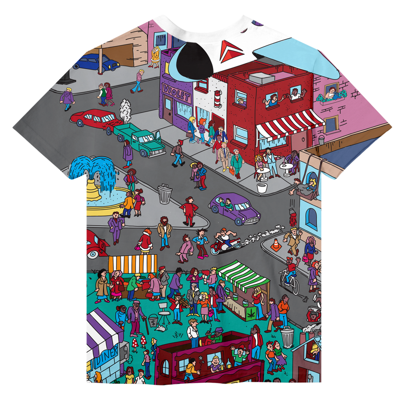 "WHERE'S KADER?"  ALL-OVER T-SHIRT