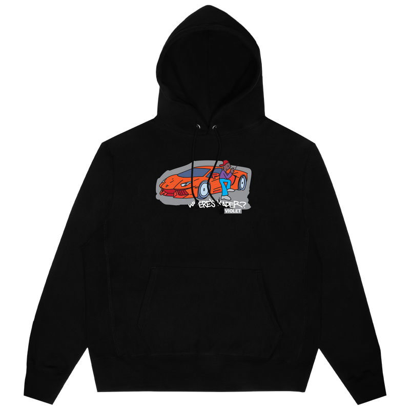 "WHERE'S KADER?" HOODIE BLACK