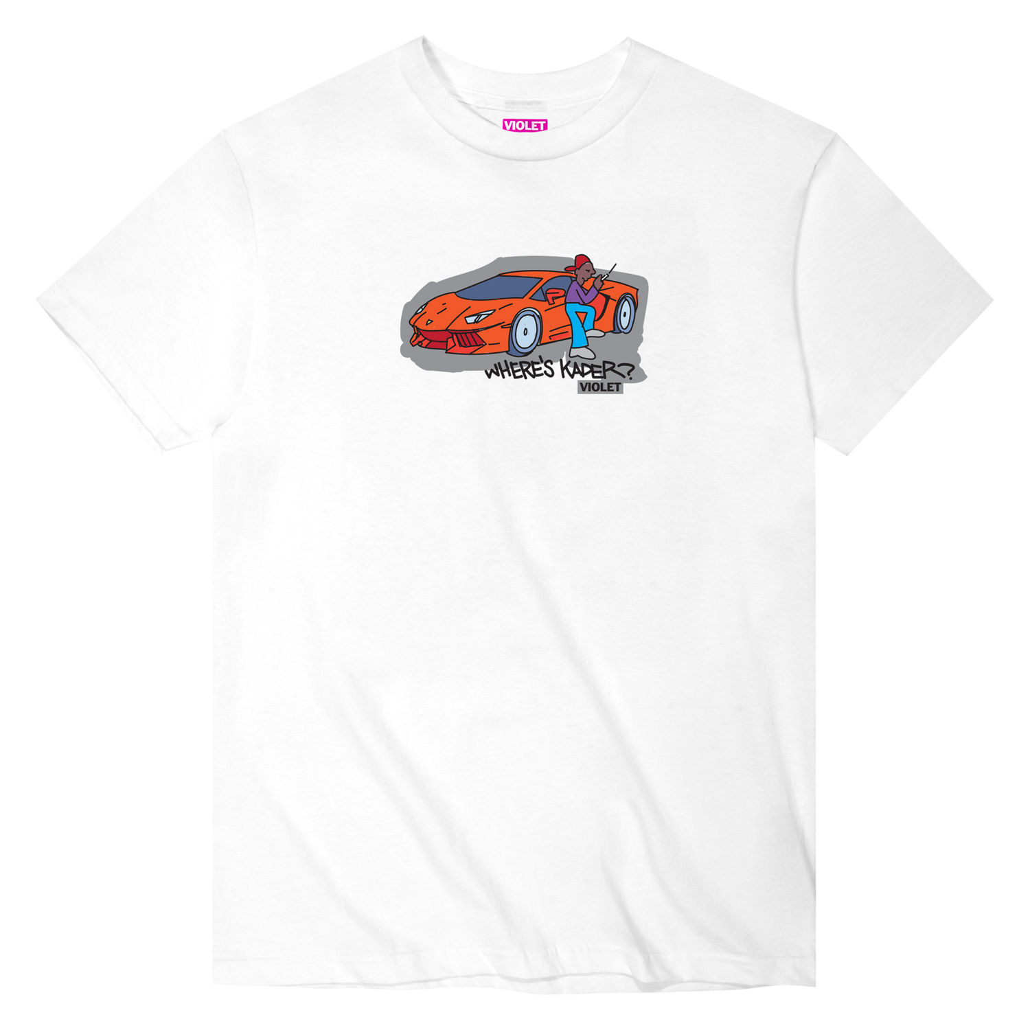 "WHERE'S KADER?" T-SHIRT WHITE