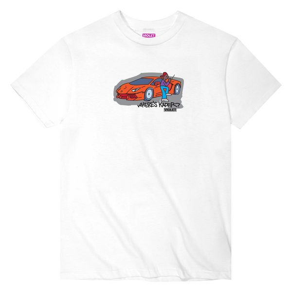 "WHERE'S KADER?" T-SHIRT WHITE