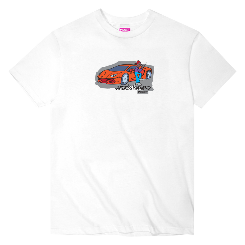 "WHERE'S KADER?" T-SHIRT WHITE