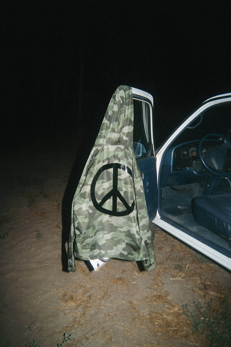 Peace Jacket - Grey Camo – VIOLET